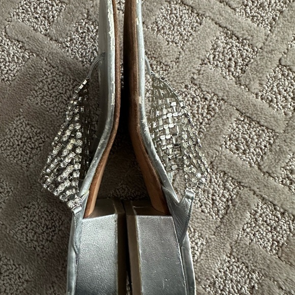 Stuart Weitzman Crystal Embellished Sandals - Picture 2 of 3